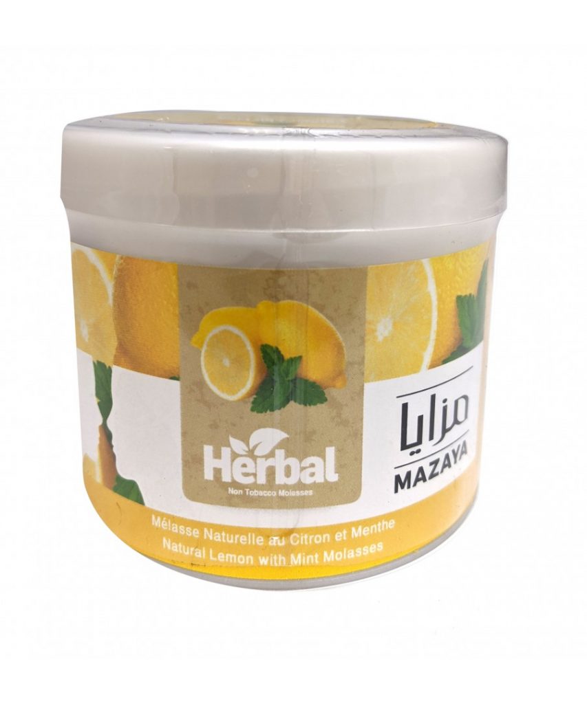 Mazaya Herbal Molasses 250g Lemon & Mint Atlas Food